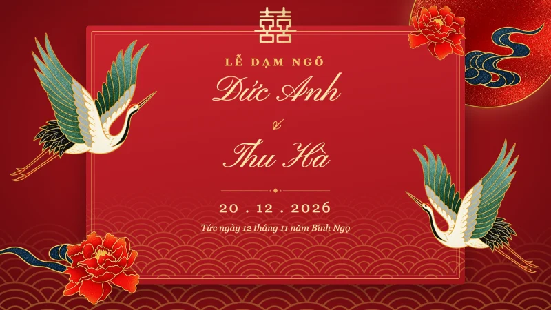 Mẫu video dạm ngõ Song hạc của ZenMotion