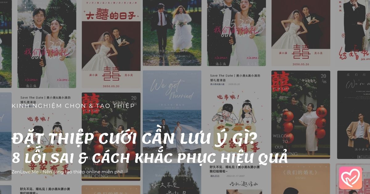 Đặt Thiệp Cưới Cần Lưu Ý Gì? 8 Lỗi Sai & Cách Khắc Phục Hiệu Quả