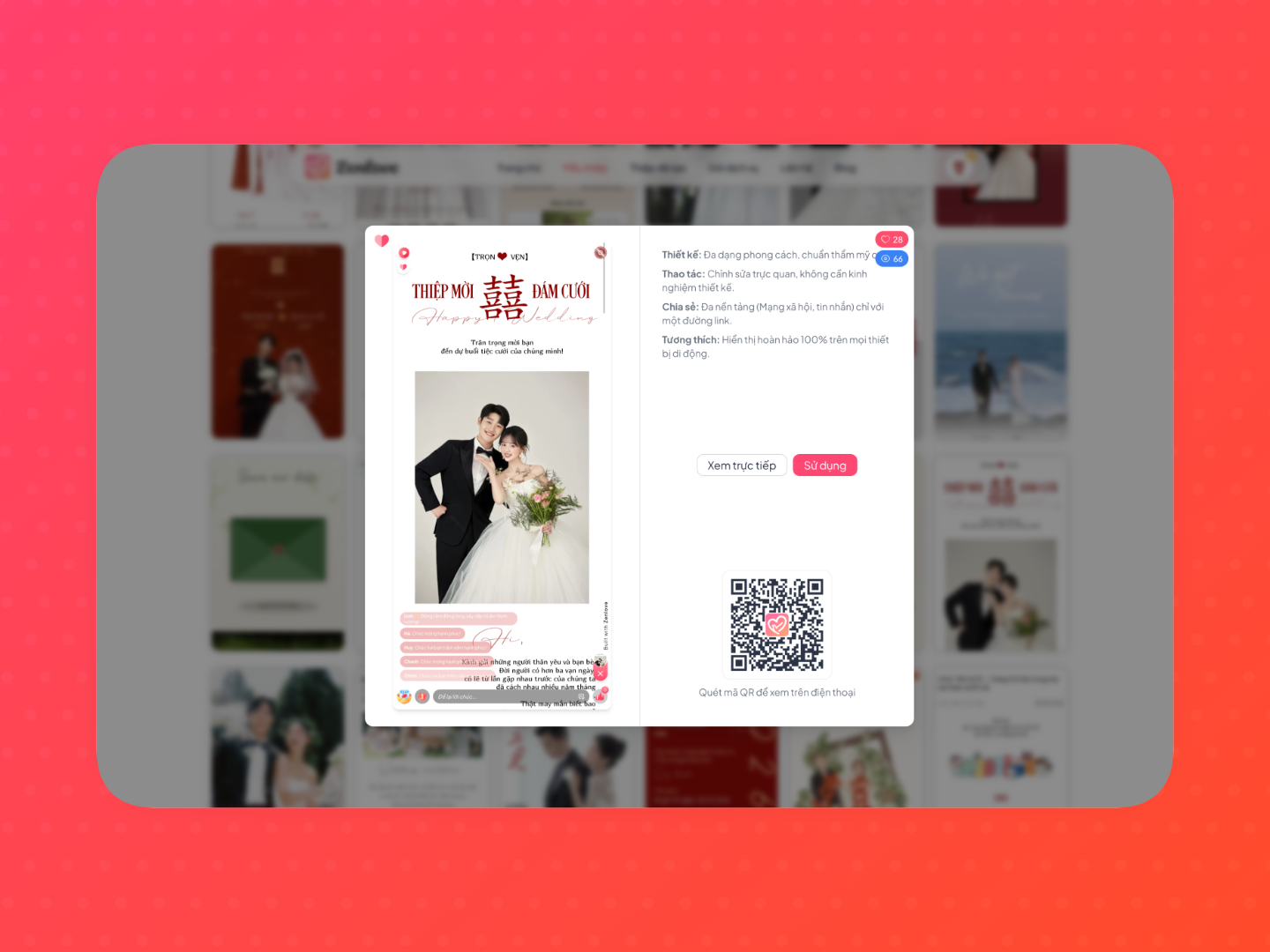 mẫu thiệp cưới đẹp