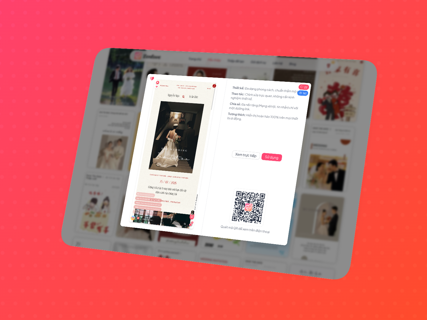 thiệp cưới online