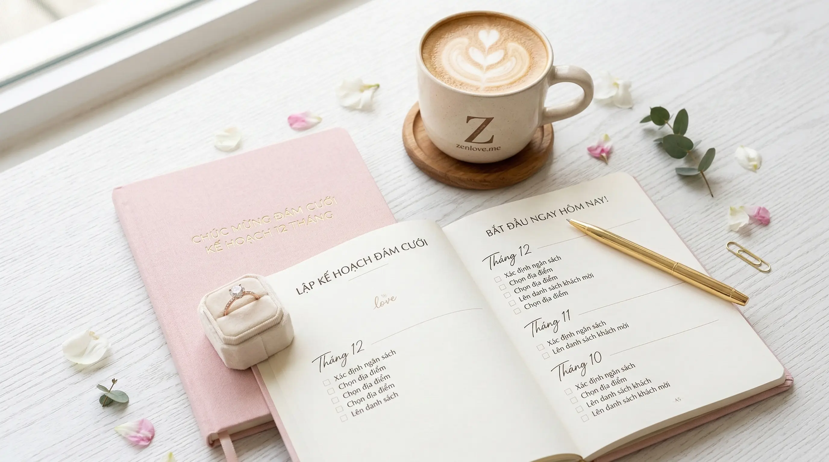 Check-list 12 Tháng Chuẩn Bị Đám Cưới Hoàn Hảo Cho Cô Dâu Chú Rể Check-list 12 Tháng Chuẩn Bị Đám Cưới Hoàn Hảo Cho Cô Dâu Chú Rể