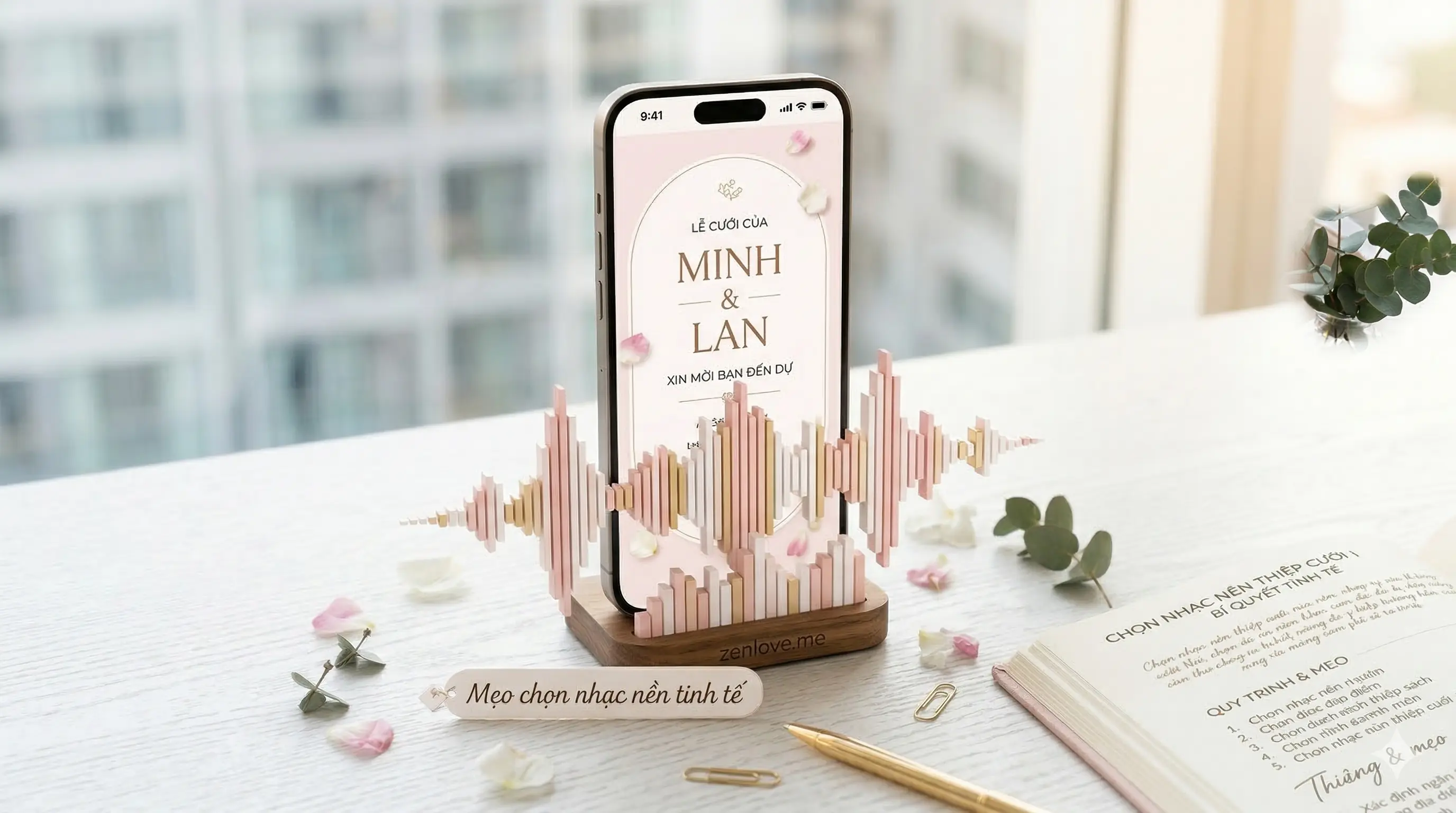 Mẫu thiệp cưới online tại zenlove.me