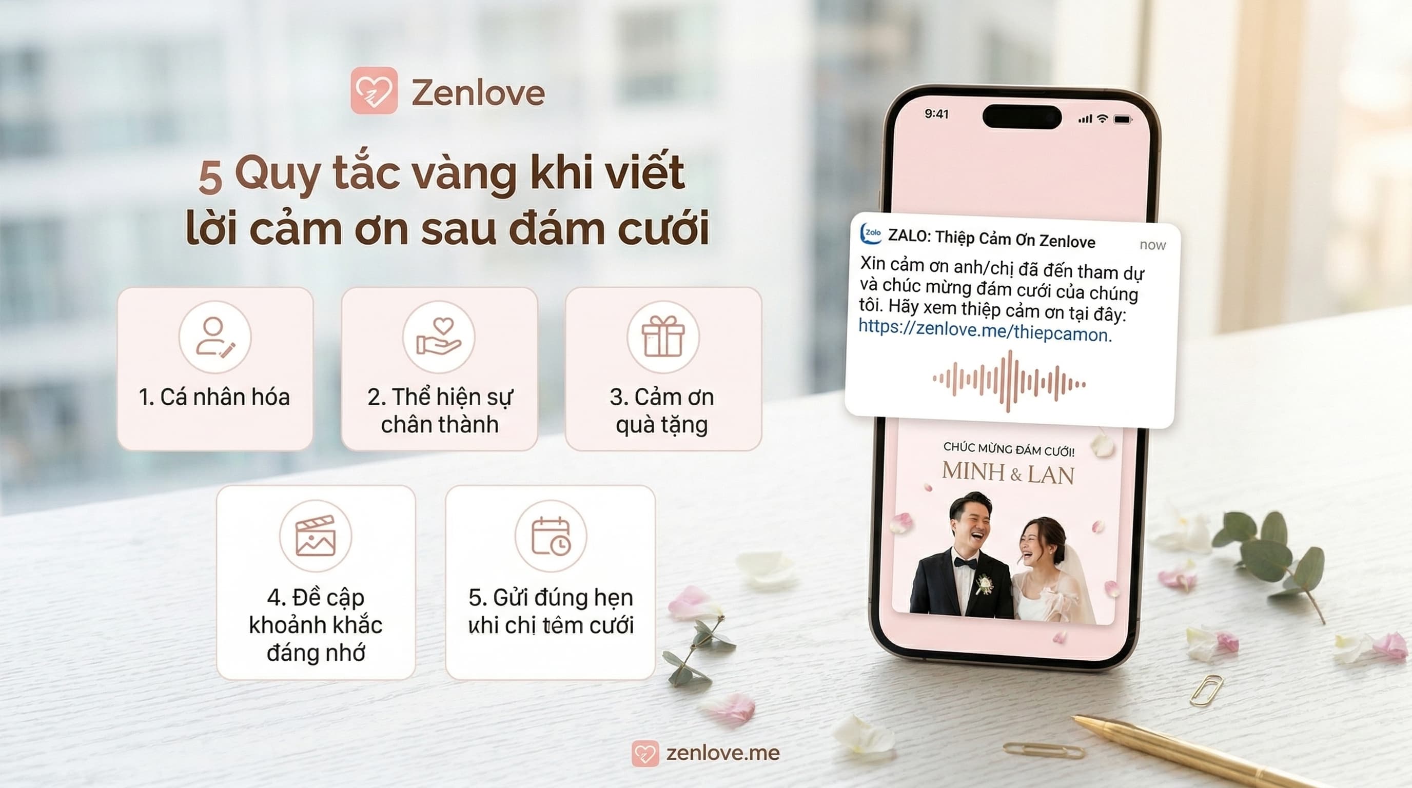 Cách Viết Lời Cảm Ơn (Thank You Card) Sau Đám Cưới Khiến Khách Mời Cảm Động Cách Viết Lời Cảm Ơn (Thank You Card) Sau Đám Cưới Khiến Khách Mời Cảm Động