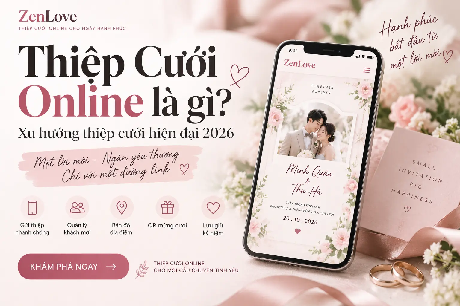 Thiệp Cưới Online Là Gì? Xu Hướng Thiệp Cưới Hiện Đại 2026 Thiệp Cưới Online Là Gì? Xu Hướng Thiệp Cưới Hiện Đại 2026