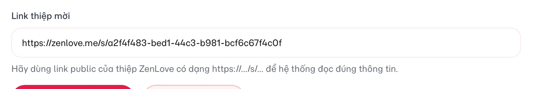 Điền link thủ công