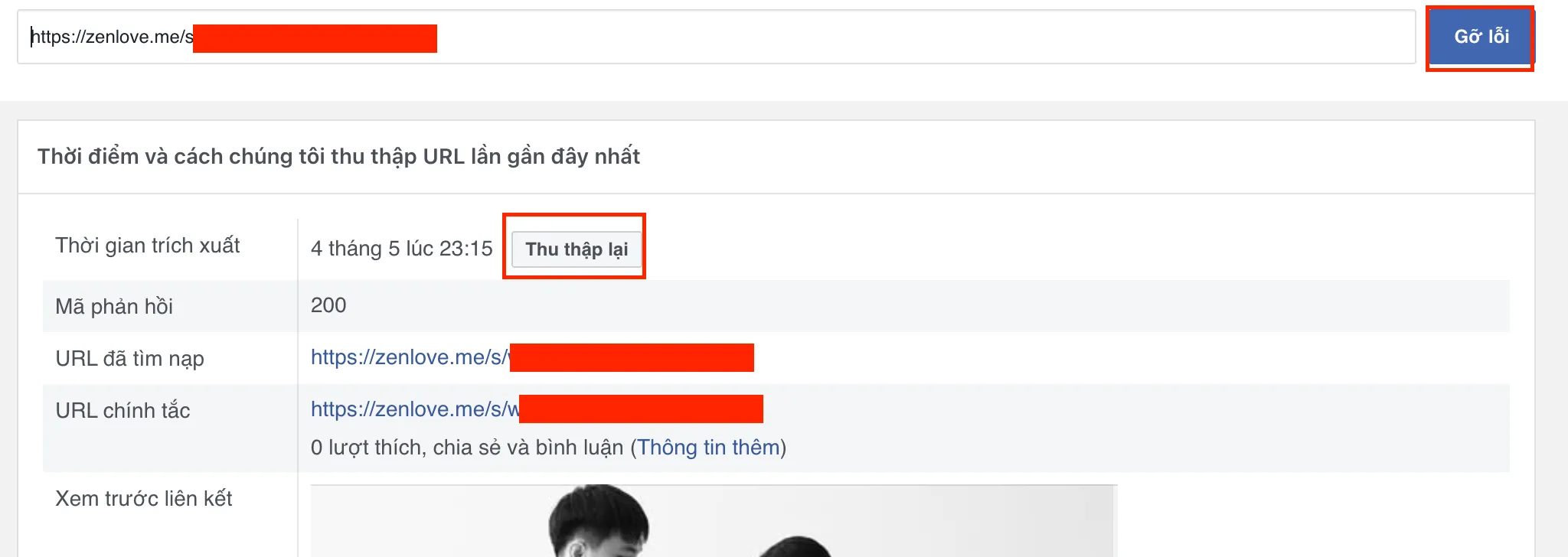 Gỡ lỗi Facebook