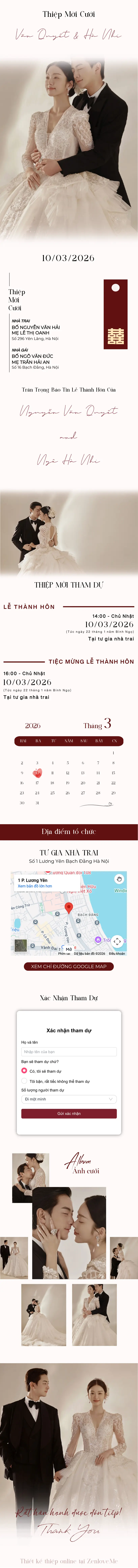 Thiệp cưới online miễn phí - Thiệp Cưới 64 Pre | Zenlove