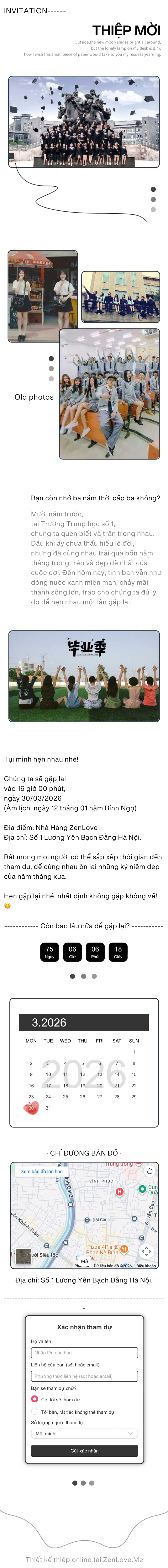Thiệp cưới online miễn phí - Thiệp Tốt Nghiệp 03  Pre | Zenlove