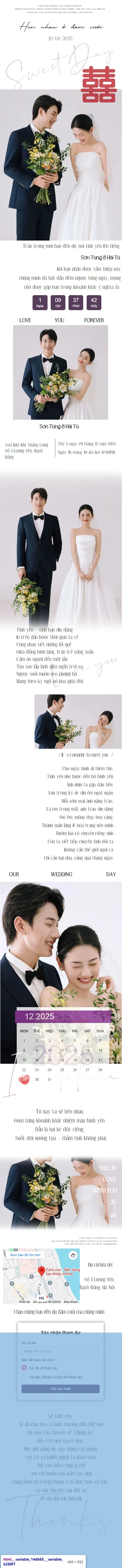 Thiệp cưới online miễn phí - Thiệp Cưới 22 Pre | Zenlove