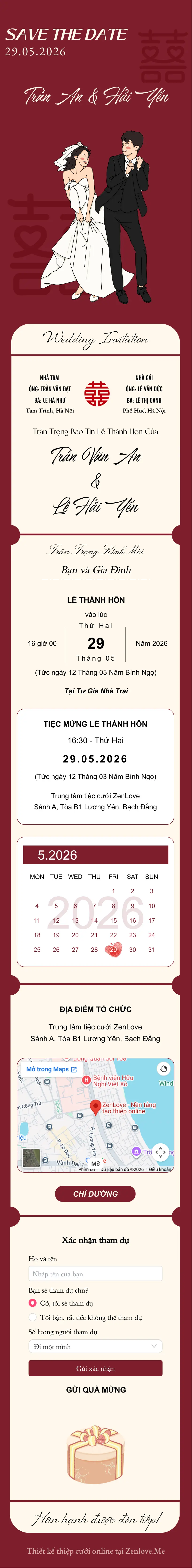 Thiệp cưới online miễn phí - Thiệp Cưới 81 Pre | Zenlove