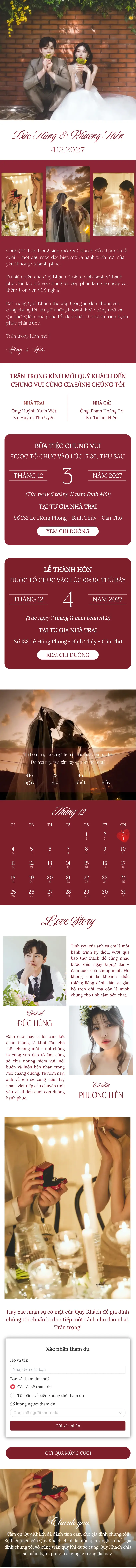 Mẫu thiệp cưới Ruby Elegance