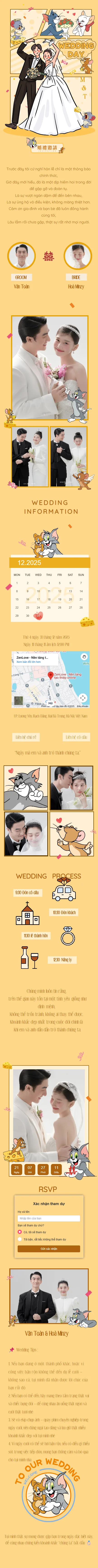 Thiệp cưới online miễn phí - Thiệp Cưới 30 Pre | Zenlove