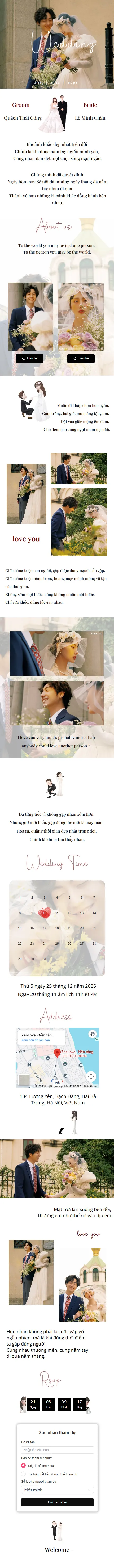 Thiệp cưới online miễn phí - Thiệp Cưới 33 Pre | Zenlove