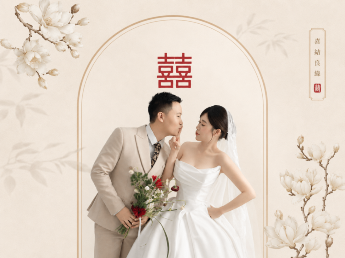 Thiệp cưới online Tiệc Hôn Lễ Của Chúng Tôi từ Zenlove